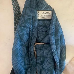 Kavu blue one shoulder backpack